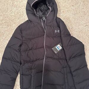 Under Armour Kids Charcoal Puffer Jacket